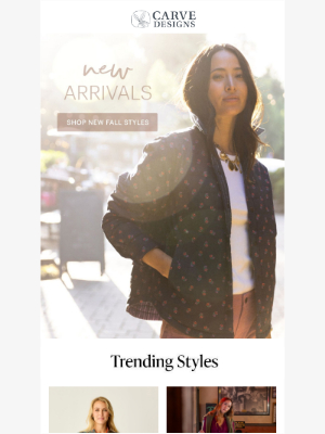 Carve Designs - Fresh Fall Arrivals are Here!