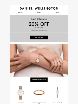 Daniel Wellington - Last Chance‼️ 20% OFF