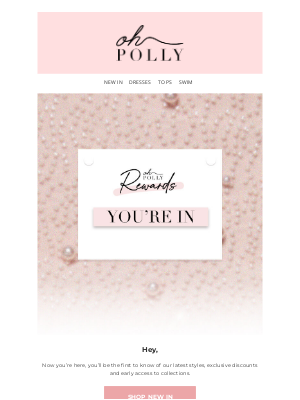 Oh Polly - Welcome to Oh Polly Rewards 🤩