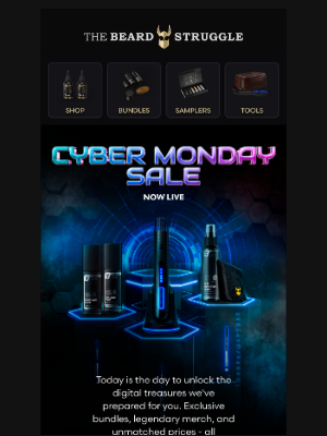 The Beard Struggle - Exclusive Cyber Monday Deals