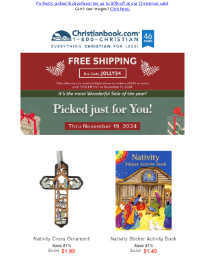 Christian Book Distributors - Wonderful Christmas Deals Just for You + Free Shipping!