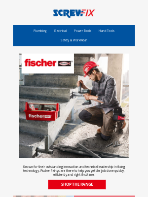 Screwfix (United Kingdom) - Introducing the Fischer DuoLine range