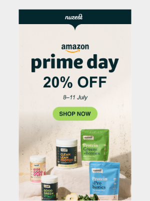 Nuzest USA - Prime Day Savings