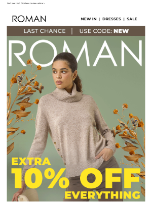 Roman Originals (United Kingdom) - (1) New Offer: Extra 10% off! 🎉