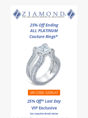 Ziamond - 💎 25% Off* Platinum LAST DAY