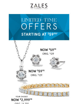 Zales - 😲 $59.98 Diamond Jewelry Inside!