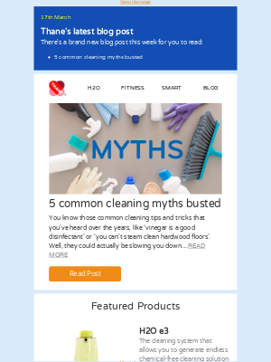 Thane (UK) - Blog: 5 common cleaning myths busted