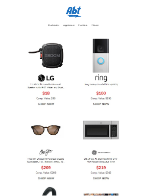 Abt Electronics - Final Day for Memorial Day Savings