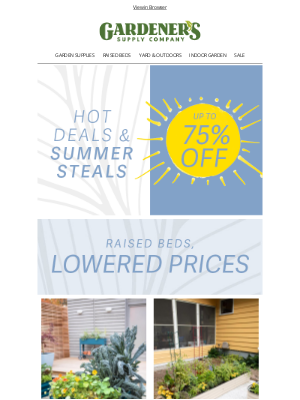 Gardener's Supply Company - What are YOU stocking up on for less? 🌿