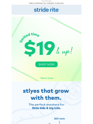 Stride Rite - For the Kid Who’s Suddenly Growing.. Again