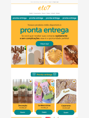 Elo7 (Brazil) - Receba já! Produtos à pronta-entrega! 🚀📦