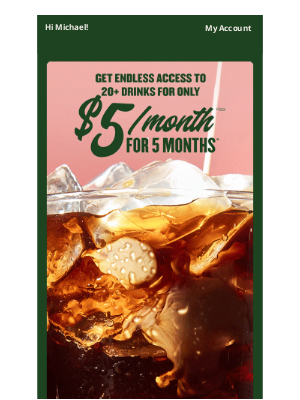 Panera Bread - ✨ Sip for $5/month for 5 mo. ✨
