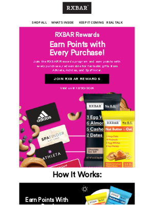 RXBAR - Unlock Exciting Rewards with Every RXBAR Purchase! 🎁