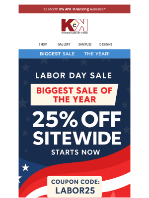 Kitchen Cabinet Kings - 🚨 Our Biggest Sale of the Year Starts NOW