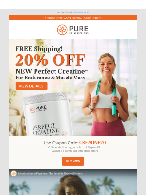 PurePrescriptions - 🔥Only 1 Day Left! 20% OFF + FREE Shipping! 🏋️‍♂️ Our Top Formula for Strength & Focus 🧬💥