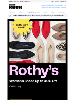 Nordstrom Rack - Shh … Private Sale: Rothy's