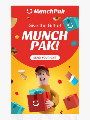 MunchPak - The easiest way to gift happiness! 🎁