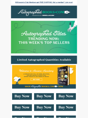 Books-A-Million - Celebrity-Autographed Books at AutographedBooks.com