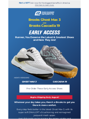 Road Runner Sports - New Brooks. You First!