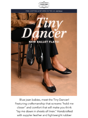 Thursday Boot Company - New Shoes: The Tiny Dancer!
