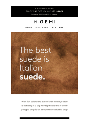 M. Gemi - Now Trending: Suede