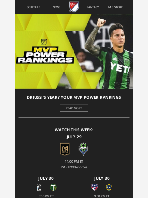 Major League Soccer - This Week in MLS: MVP Power Rankings & possibilities for the final week of the transfer window