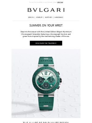 Bulgari - A Limited-Edition statement on your wrist