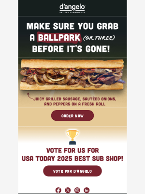 Papa Gino's - Ballpark is Going, Going, GONE!