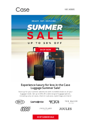 Case Luggage - The Case Summer Sale Is Here ☀️