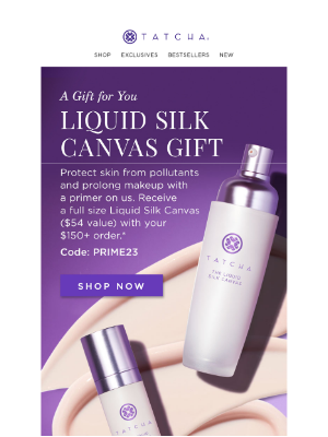 Tatcha - For you: a special limited-time gift