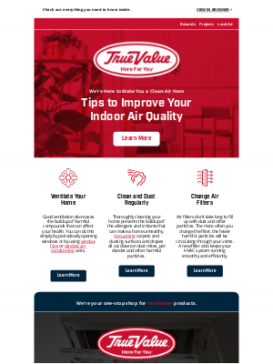 True Value - 🏡  Tips to Improve Your Indoor Air Quality