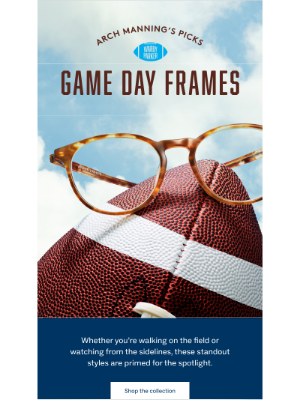 Warby Parker - Frames for game day