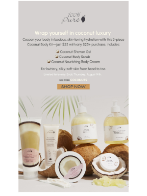 100% PURE - Your island escape, bottled 🌴 — just $25