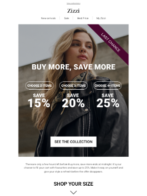Zizzi Fashion - ⏳ The final sprint is on – up to 25% off