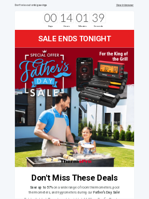 ThermoPro - Up to 57% Off🛒Father's Day Sale Ends Tonight