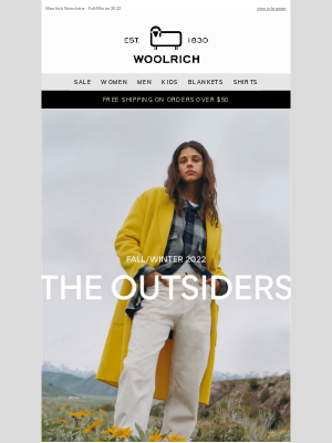 Woolrich - Get inspired for Fall/Winter 2022 with The Outsiders