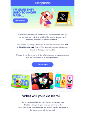 Lingokids - your kid forgotten everything? 🤔