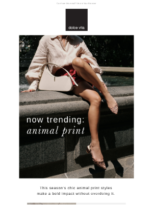 Dolce Vita - SEEING SPOTS THIS FALL