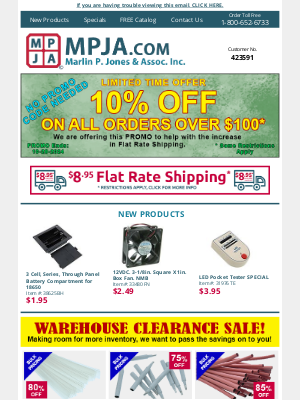 MPJA Online - You can SAVE 10% on your next order.