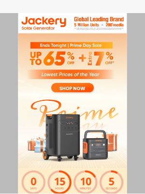Jackery - ⏰Ends Tonight | Up to 65% Off+ Extra 7% Off!