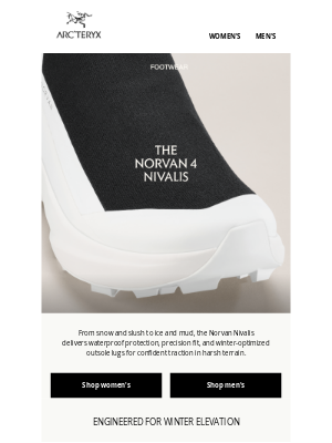 Arc’teryx - The Norvan 4 Nivalis: Engineered for winter runs
