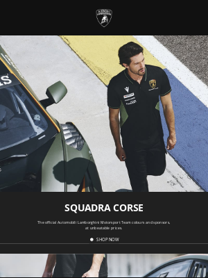 Lamborghini - Up to 50% off the Squadra Corse Collection