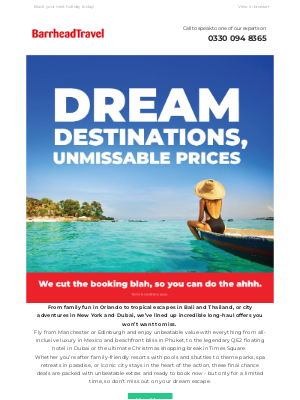 Long Haul Escapes from £549pp – All Under £1000pp!