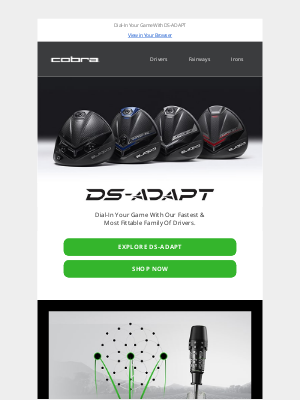 COBRA PUMA GOLF - New DS-ADAPT | Available Now