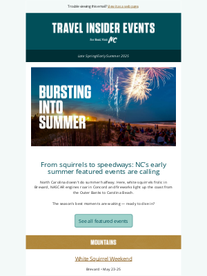 Visit North Carolina - Fireworks, fire trucks, festivals: Find a front-row seat to these events