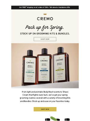 Cremo - Save $$$