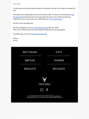 Vincero Collective - What's holding you back?