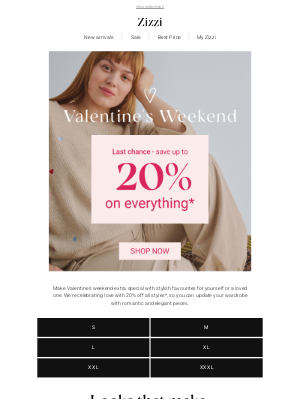 Zizzi Fashion - Celebrate love with 20% off EVERYTHING ❤️