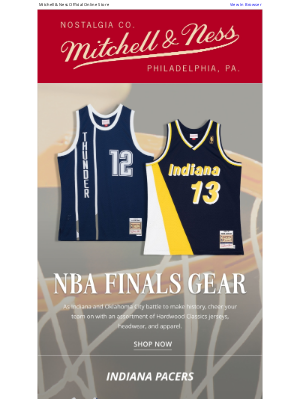 Mitchell & Ness Nostalgia Co - NBA FINALS | Where Legends Rise and Greatness is Born.