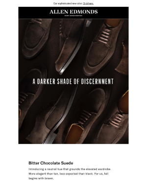 Allen Edmonds - A deeper, richer start to fall